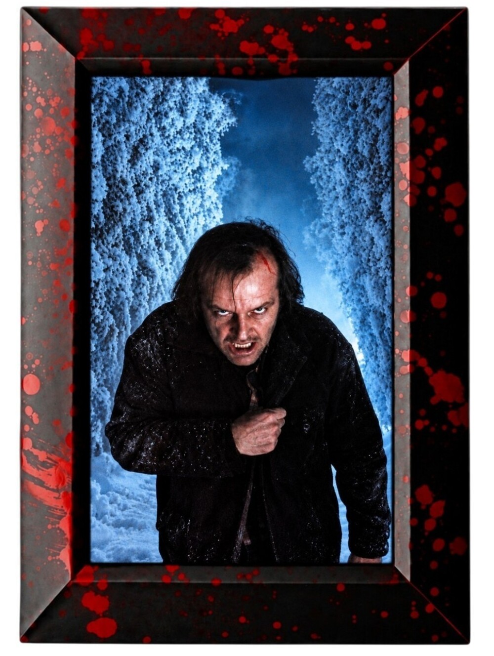 The Shining Twins Horror Vintage Retro 80s Metal Frame Photo Print Gothic Bloody